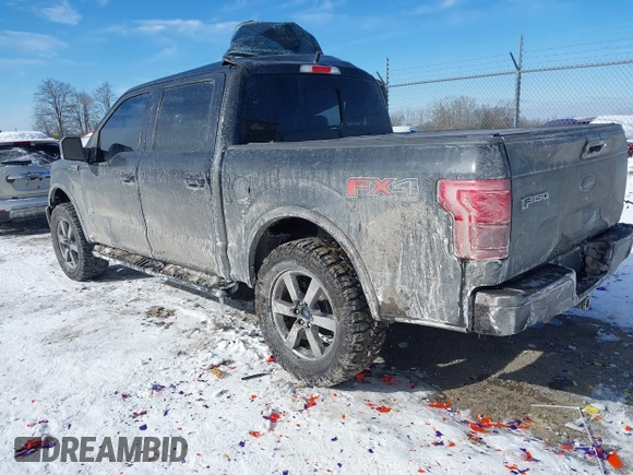 2016 Ford F-150 XLT with VIN 1FTEW1EG8GKD85709, listed as a IAAI auction lot 41394962 with 183,170 mi miles. Bid and sale history available at carsss.com. Image 3.