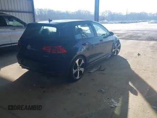 2016 Volkswagen Golf GTI SE with VIN 3VW5T7AU6GM036738, listed as a IAAI auction lot 41404994 with 176,048 mi miles. Bid and sale history available at carsss.com. Image 4.