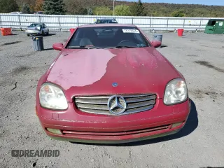 1998 Mercedes-Benz SLK-Class with VIN WDBKK47F6WF064407, listed as a Copart auction lot 76176654 with 74,421 mi miles and Clean Title. Bid and sale history available at carsss.com. Image 5.