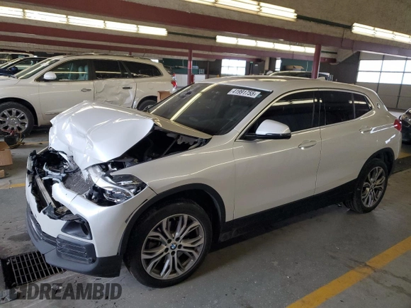 2019 BMW X2 xDrive28i with VIN WBXYJ5C51K5N19880, listed as a Copart auction lot 41991755 with 75,360 mi miles and Salvage Title. Bid and sale history available at carsss.com. Image 1.