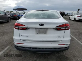 2019 Ford Fusion SE with VIN 3FA6P0HD8KR284242, listed as a Copart auction lot 53744275 with 44,341 mi miles and Salvage Title. Bid and sale history available at carsss.com. Image 6.