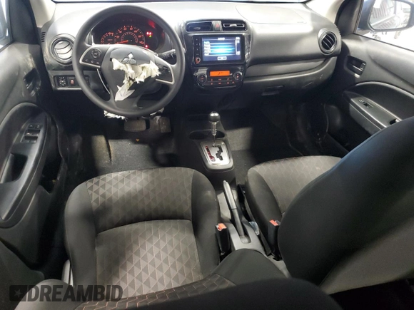 2024 Mitsubishi Mirage ES with VIN ML32AUHJ5RH015590, listed as a Copart auction lot 53115655 with 2,969 mi miles and Salvage title. Bid and sale history available at DreamBid. Image 8.