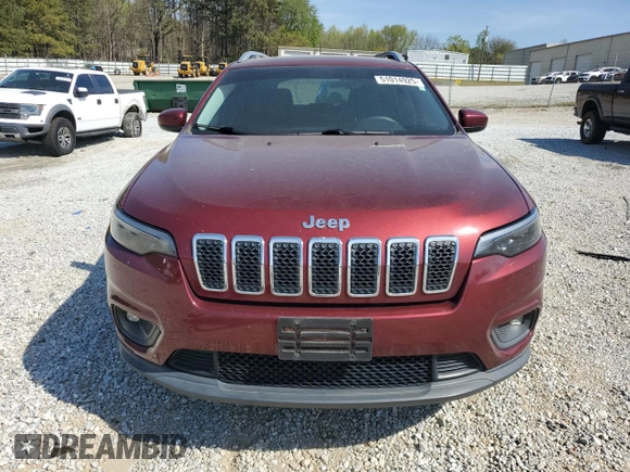 2019 Jeep Cherokee Latitude with VIN 1C4PJMCB5KD244917, listed as a Copart auction lot 51014925 with 90,127 mi miles and Salvage Title. Bid and sale history available at carsss.com. Image 5.