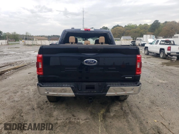 2022 Ford F-150 XL with VIN 1FTFW1E89NKE42820, listed as a Copart auction lot 52447775 with Not Provided miles and Salvage Title. Bid and sale history available at DreamBid. Image 6.