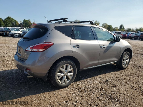 2012 Nissan Murano SV with VIN JN8AZ1MW9CW235369, listed as a Copart auction lot 73927084 with 145,833 mi miles and Salvage Title. Bid and sale history available at carsss.com. Image 3.