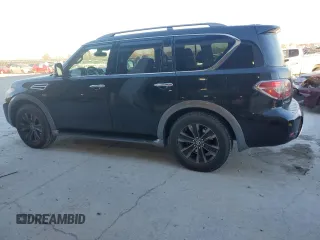 2017 Nissan Armada SL with VIN JN8AY2ND6H9005803, listed as a Copart auction lot 83749644 with 113,310 mi miles and Salvage Title. Bid and sale history available at carsss.com. Image 2.