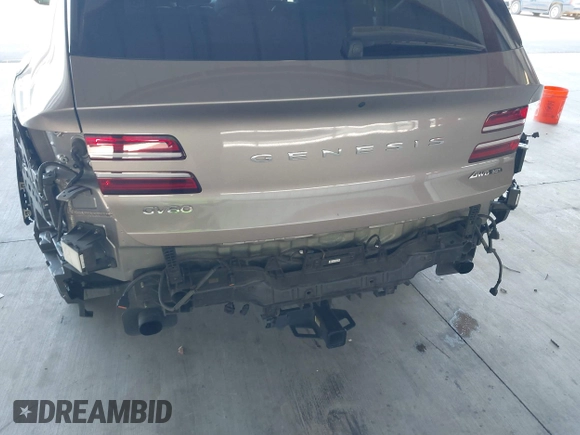 2021 Genesis GV80 with VIN KMUHCESC5MU031187, listed as a IAAI auction lot 42003804 with 65,909 mi miles and . Bid and sale history available at DreamBid. Image 6.