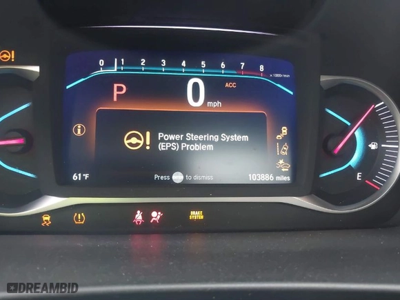 2019 Honda Pilot EX-L with VIN 5FNYF5H56KB013046, listed as a IAAI auction lot 41620961 with 103,886 mi miles. Bid and sale history available at carsss.com. Image 7.