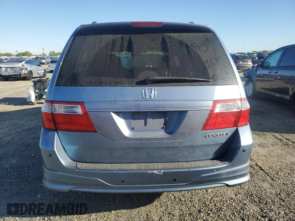 2005 Honda Odyssey EX-L with VIN 5FNRL38645B092814, listed as a Copart auction lot 50587065 with 262,912 mi miles and Salvage Title. Bid and sale history available at carsss.com. Image 6.