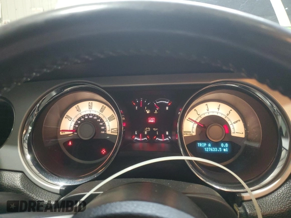 2010 Ford Mustang V6 with VIN 1ZVBP8ANXA5130978, listed as a Copart auction lot 55285385 with 127,633 mi miles and Salvage Title. Bid and sale history available at DreamBid. Image 9.