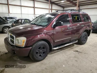 2005 Dodge Durango Limited with VIN 1D8HB58D15F569317, listed as a Copart auction lot 44574554 with 141,651 mi miles and Salvage title. Bid and sale history available at DreamBid. Image 1.