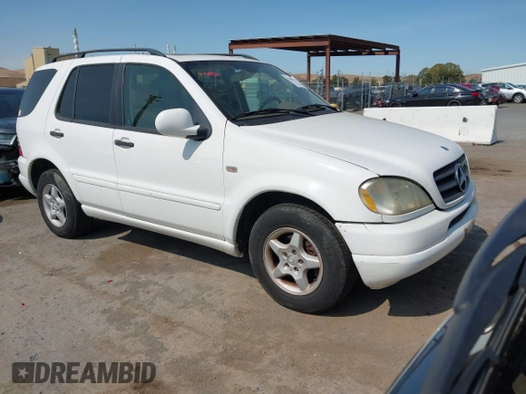 2001 Mercedes-Benz M 320/430/500 with VIN 4JGAB54E11A277233, listed as a IAAI auction lot 42519040 with 307,219 mi miles and . Bid and sale history available at DreamBid. Image 1.
