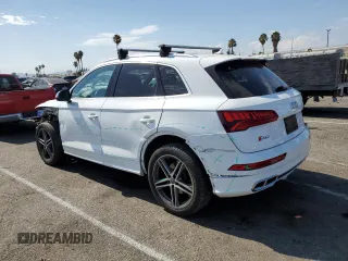 2018 Audi SQ5 Premium Plus with VIN WA1A4AFY6J2232811, listed as a Copart auction lot 66022194 with 56,315 mi miles and Salvage Title. Bid and sale history available at DreamBid. Image 2.