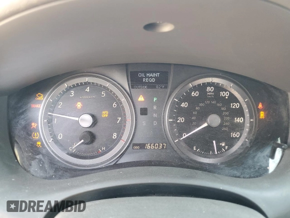2007 Lexus ES with VIN JTHBJ46G772124975, listed as a Copart auction lot 52200865 with 166,037 mi miles and Salvage Title. Bid and sale history available at carsss.com. Image 9.