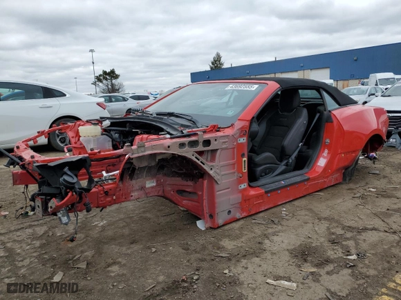 2023 Chevrolet Camaro ZL1 with VIN 1G1FJ3D61P0153531, listed as a Copart auction lot 43692555 with 0 mi miles and Non Repairable. Bid and sale history available at carsss.com. Image 1.