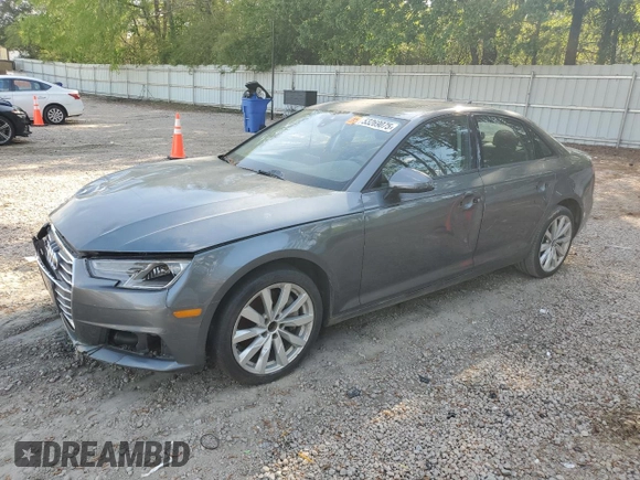 2017 Audi A4 Premium with VIN WAUGNAF48HN023537, listed as a Copart auction lot 53269075 with 85,449 mi miles and Clean Title. Bid and sale history available at carsss.com. Image 1.