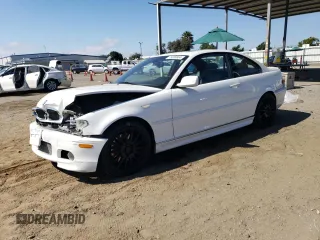 2005 BMW 3 Series 330Ci with VIN WBABD53475PL17407, listed as a Copart auction lot 76088604 with 157,055 mi miles and Salvage Title. Bid and sale history available at carsss.com. Image 1.
