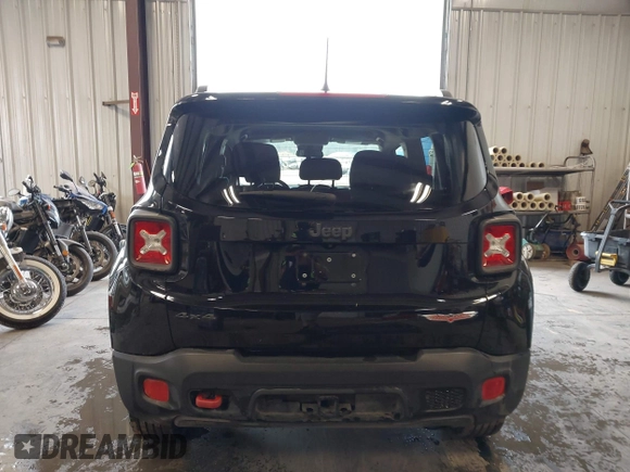 2016 Jeep Renegade Trailhawk with VIN ZACCJBCT9GPC83188, listed as a IAAI auction lot 42565945 with 111,712 mi miles and . Bid and sale history available at DreamBid. Image 17.