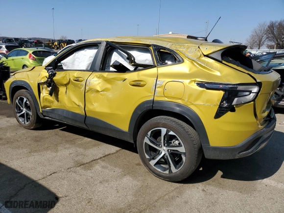 2024 Chevrolet Trax 1RS with VIN KL77LGE21RC138440, listed as a Copart auction lot 48183505 with 16,504 mi miles and Salvage Title. Bid and sale history available at carsss.com. Image 2.