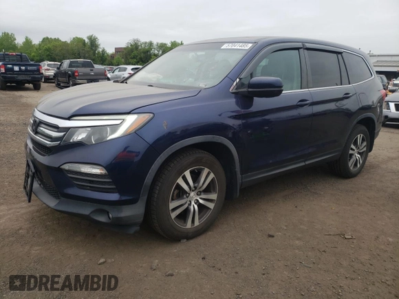 2016 Honda Pilot EX-L z VIN 5FNYF6H7XGB089688, wystawiony jako Copart lot #57041485 z przebiegiem 92 544 mil mil oraz Szkoda całkowita • Salvage title. Historia ofert i sprzedaży dostępna na DreamBid. Obrazek 1.