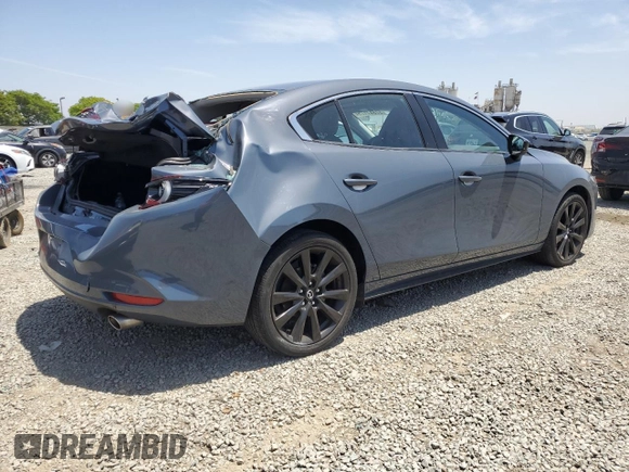 2022 Mazda 3 Carbon Edition with VIN JM1BPACL6N1507664, listed as a Copart auction lot 57847125 with 34,258 mi miles and Salvage title. Bid and sale history available at DreamBid. Image 3.