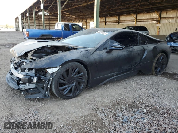 2017 BMW i8 z VIN WBY2Z2C35HV676764, wystawiony jako Copart lot #59692373 z przebiegiem 42 540 mil mil oraz . Historia ofert i sprzedaży dostępna na DreamBid. Obrazek 1.
