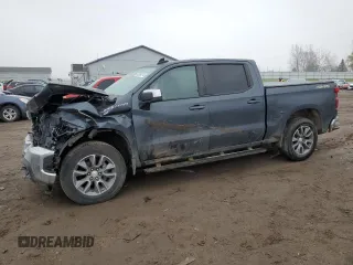 2021 Chevrolet Silverado 1500 LT with VIN 1GCPYDEK1MZ178381, listed as a Copart auction lot 82289274 with 0 mi miles and Salvage Title. Bid and sale history available at carsss.com. Image 1.