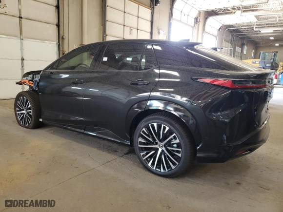 2023 Lexus RZ with VIN JTJAAAAB7PA002286, listed as a Copart auction lot 76578644 with 2,452 mi miles and Salvage Title. Bid and sale history available at carsss.com. Image 2.