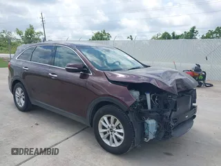 2019 Kia Sorento LX with VIN 5XYPG4A59KG497042, listed as a IAAI auction lot 42321874 with 81,616 mi miles and . Bid and sale history available at DreamBid. Image 1.