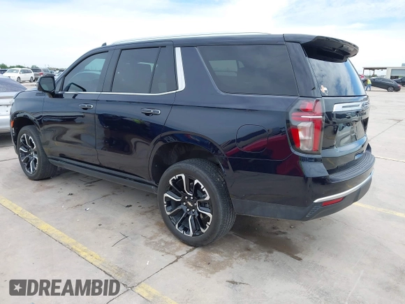 2023 Chevrolet Tahoe High Country with VIN 1GNSCTKT8PR215292, listed as a IAAI auction lot 42377531 with 32,525 mi miles and . Bid and sale history available at DreamBid. Image 3.