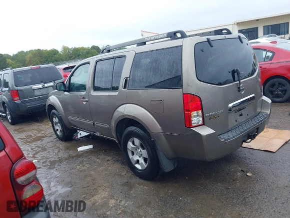 2005 Nissan Pathfinder SE with VIN 5N1AR18WX5C779157, listed as a IAAI auction lot 40363768 with 172,167 mi miles and . Bid and sale history available at DreamBid. Image 3.