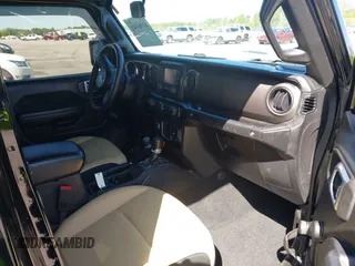 2018 Jeep Wrangler Unlimited Sport with VIN 1C4HJXDN3JW198375, listed as a IAAI auction lot 41965568 with 106,418 mi miles and . Bid and sale history available at DreamBid. Image 5.