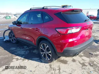 2021 Ford Escape SE Hybrid with VIN 1FMCU9BZ2MUB13234, listed as a IAAI auction lot 41271112 with 49,663 mi miles and . Bid and sale history available at DreamBid. Image 3.