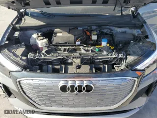 2023 Audi Q4 e-tron Premium Plus with VIN WA1BCBFZ2PP021607, listed as a Copart auction lot 77467524 with 9,729 mi miles and Clean Title. Bid and sale history available at carsss.com. Image 12.