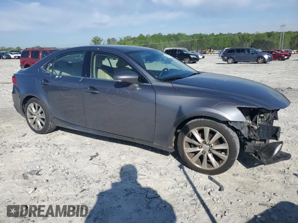 2015 Lexus IS with VIN JTHBF1D27F5079024, listed as a Copart auction lot 52171065 with 100,534 mi miles and Salvage Title. Bid and sale history available at carsss.com. Image 4.