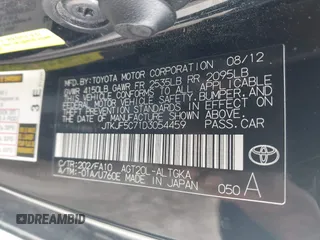 2013 Scion tC z VIN JTKJF5C71D3054459, wystawiony jako IAAI lot #41776311 z przebiegiem 151 893 mil mil oraz . Historia ofert i sprzedaży dostępna na DreamBid. Obrazek 9.