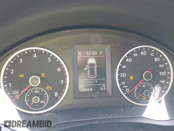 2012 Volkswagen Tiguan SE with VIN WVGAV7AX3CW531264, listed as a IAAI auction lot 41651242 with 190,669 mi miles and . Bid and sale history available at DreamBid. Image 7.