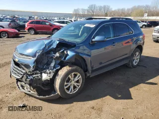 2017 Chevrolet Equinox LT with VIN 2GNFLFE30H6120964, listed as a Copart auction lot 52236405 with 76,664 mi miles and Clean Title. Bid and sale history available at carsss.com. Image 1.