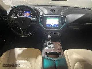 2014 Maserati Ghibli S Q4 with VIN ZAM57RTA9E1112724, listed as a Copart auction lot 53585485 with 45,525 mi miles and Salvage Title. Bid and sale history available at carsss.com. Image 9.