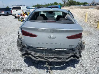 2020 Hyundai Elantra Value Edition with VIN KMHD84LF1LU954881, listed as a Copart auction lot 51143805 with 105,100 mi miles and Non Repairable. Bid and sale history available at carsss.com. Image 6.