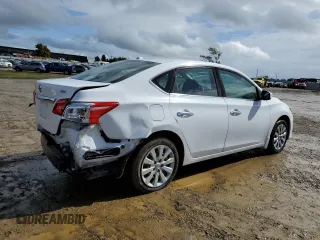 2017 Nissan Sentra SV with VIN 3N1AB7AP7HY256319, listed as a Copart auction lot 49344615 with 75,971 mi miles and Salvage Title. Bid and sale history available at DreamBid. Image 3.