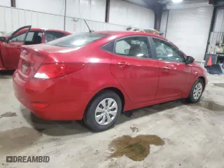 2017 Hyundai Accent SE with VIN KMHCT4AE8HU342818, listed as a Copart auction lot 53942395 with 140,933 mi miles and Clean Title. Bid and sale history available at carsss.com. Image 3.