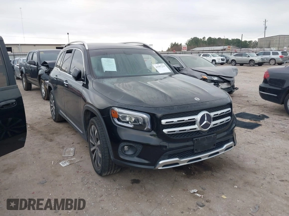 2020 Mercedes-Benz GLB 250 z VIN W1N4M4GB1LW051215, wystawiony jako IAAI lot #41507234 z przebiegiem 57 460 mil mil oraz . Historia ofert i sprzedaży dostępna na DreamBid. Obrazek 1.