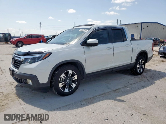 2020 Honda Ridgeline RTL with VIN 5FPYK3F57LB031244, listed as a Copart auction lot 58863795 with 54,318 mi miles and Salvage title. Bid and sale history available at DreamBid. Image 1.
