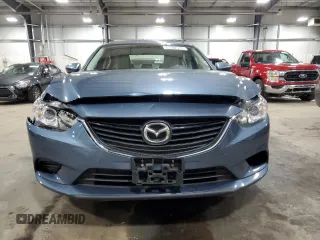 2015 Mazda 6 i Touring with VIN JM1GJ1V51F1207909, listed as a Copart auction lot 51362515 with 55,392 mi miles and Salvage Title. Bid and sale history available at carsss.com. Image 5.