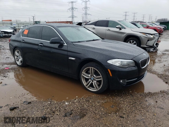 2013 BMW 5 Series 535i xDrive with VIN WBAFU7C58DDU74451, listed as a Copart auction lot 49048544 with 87,021 mi miles and Salvage Title. Bid and sale history available at carsss.com. Image 4.