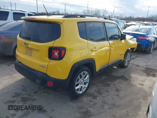 2016 Jeep Renegade Latitude with VIN ZACCJABT1GPE29482, listed as a IAAI auction lot 41694187 with Not Provided miles and . Bid and sale history available at carsss.com. Image 4.