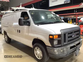 2013 Ford Econoline Cargo Commercial with VIN 1FTNE1EW9DDA61968, listed as a IAAI auction lot 42643038 with 121,719 mi miles and . Bid and sale history available at DreamBid. Image 1.