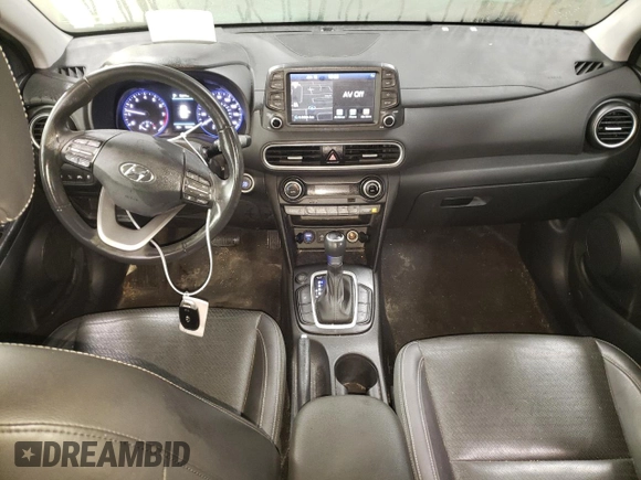 2020 Hyundai Kona Ultimate with VIN KM8K53A55LU572468, listed as a Copart auction lot 88451785 with 53,377 mi miles and Salvage Title. Bid and sale history available at carsss.com. Image 8.