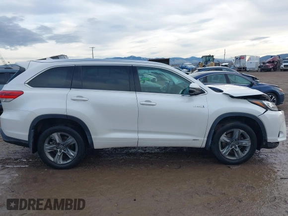 2018 Toyota Highlander Hybrid Limited with VIN 5TDDGRFH5JS047635, listed as a IAAI auction lot 41151301 with Not provided miles and . Bid and sale history available at DreamBid. Image 14.